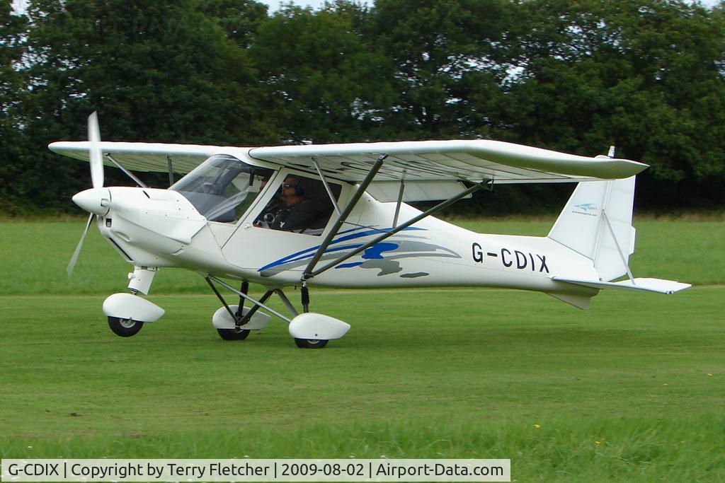 G-CDIX, 2005 Comco Ikarus C42 FB100 C/N 0504-6669, Ikarus C42 at the 2009 Stoke Golding Stakeout event