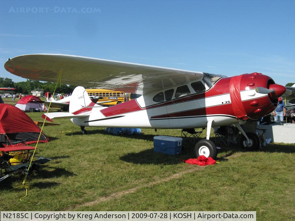 N2185C, 1955 Cessna 195B Businessliner C/N 16170, EAA Airventure 2009