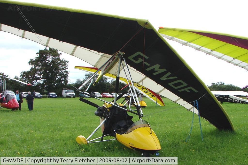 G-MVDF, 1988 Thruster TST MK1 C/N 8078-TST-088, Microlight at the 2009 Stoke Golding Stakeout event