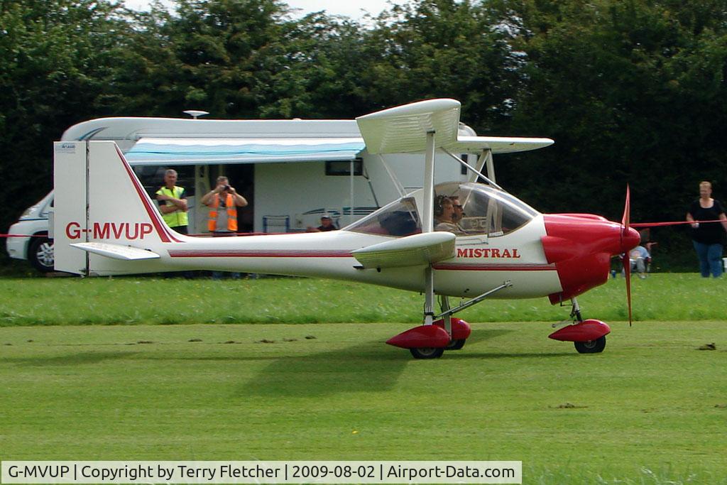 G-MVUP, 1988 Aviasud Mistral C/N BMAA/HB/003, Mistral at the 2009 Stoke Golding Stakeout event