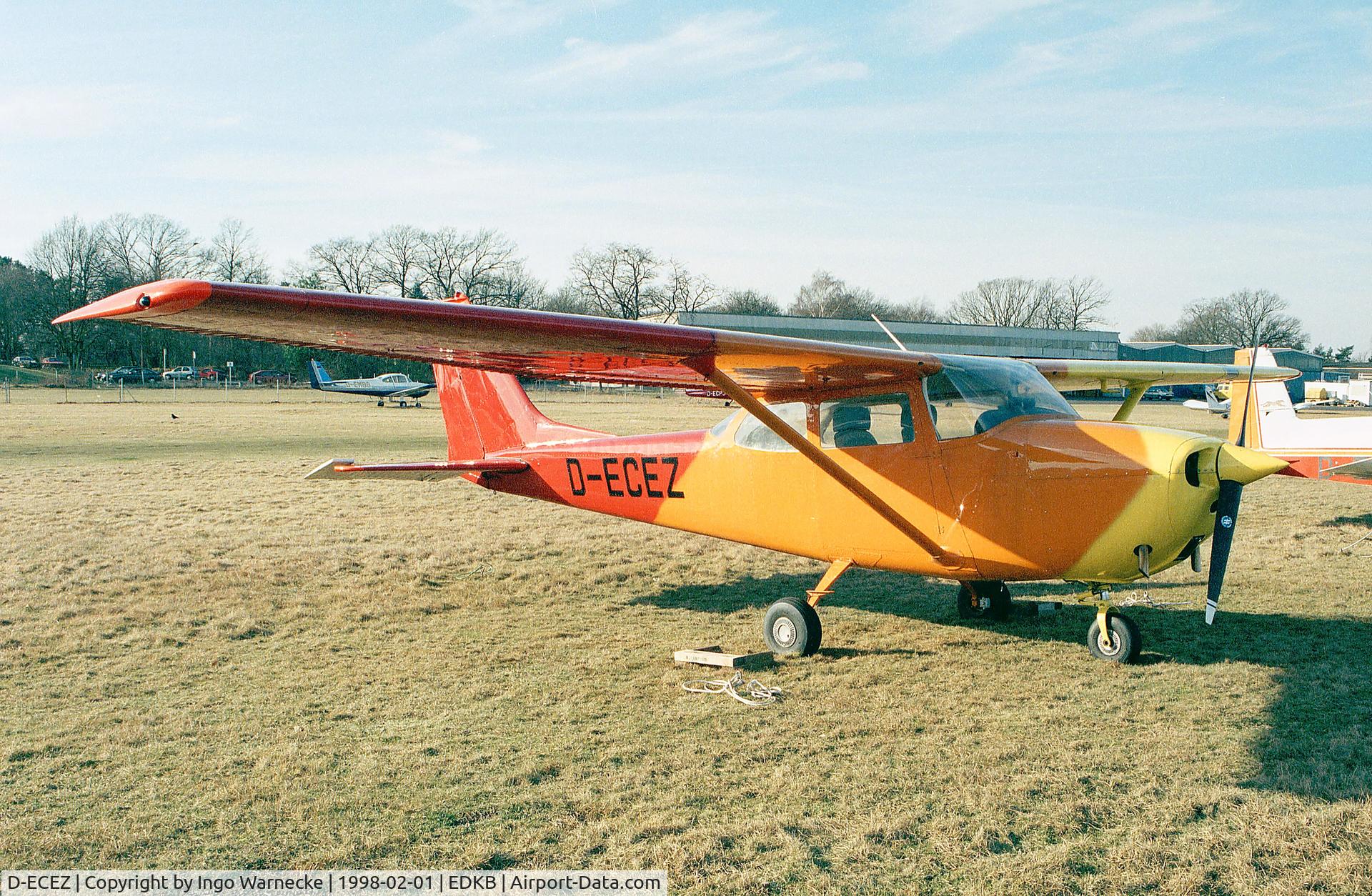 D-ECEZ, Reims F172H Skyhawk C/N 0702, Cessna (Reims) F172H at Bonn-Hangelar airfield