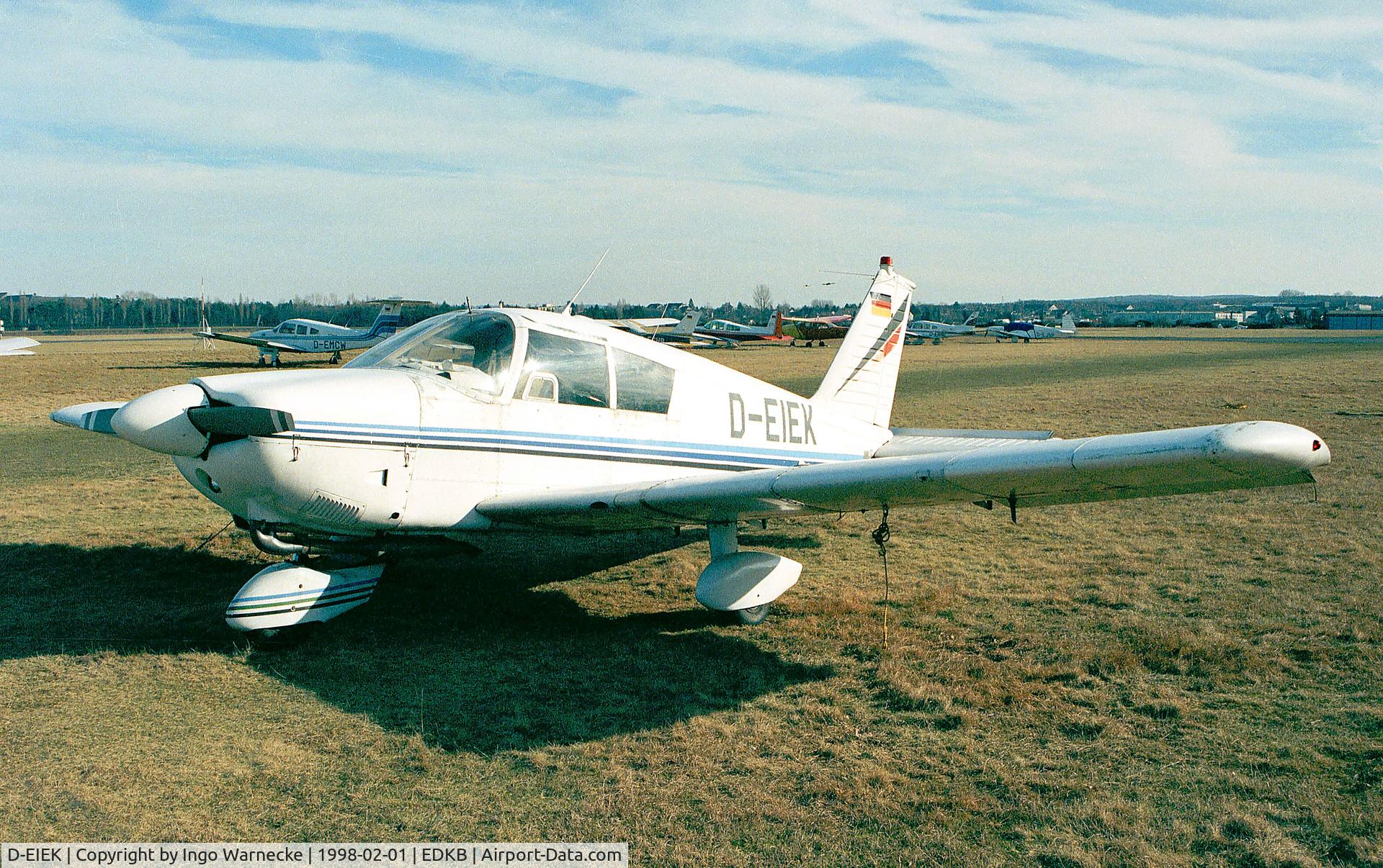 D-EIEK, 1965 Piper PA-28-180 Cherokee C C/N 28-2821, Piper PA-28-180 Cherokee C at Bonn-Hangelar airfield