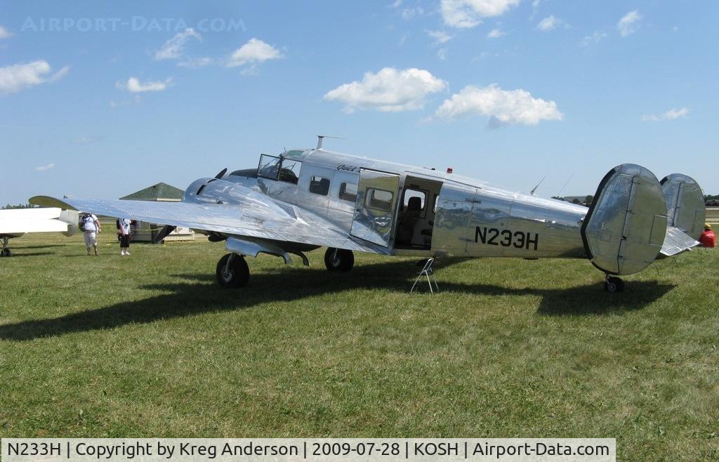 N233H, 1959 Beech G18S C/N BA-481, EAA Airventure 2009