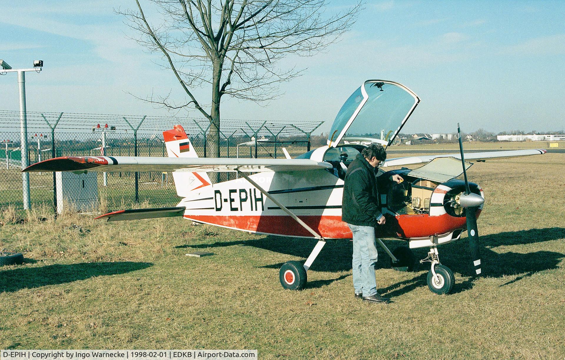 D-EPIH, 1967 Bolkow Bo-208C Junior C/N 674, Bölkow Bo 208C Junior at Bonn-Hangelar airfield