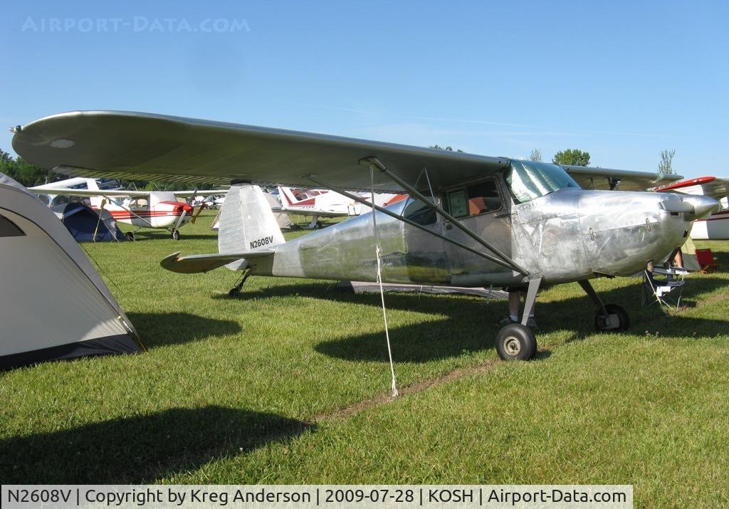 N2608V, 1948 Cessna 170 C/N 18118, EAA Airventure 2009