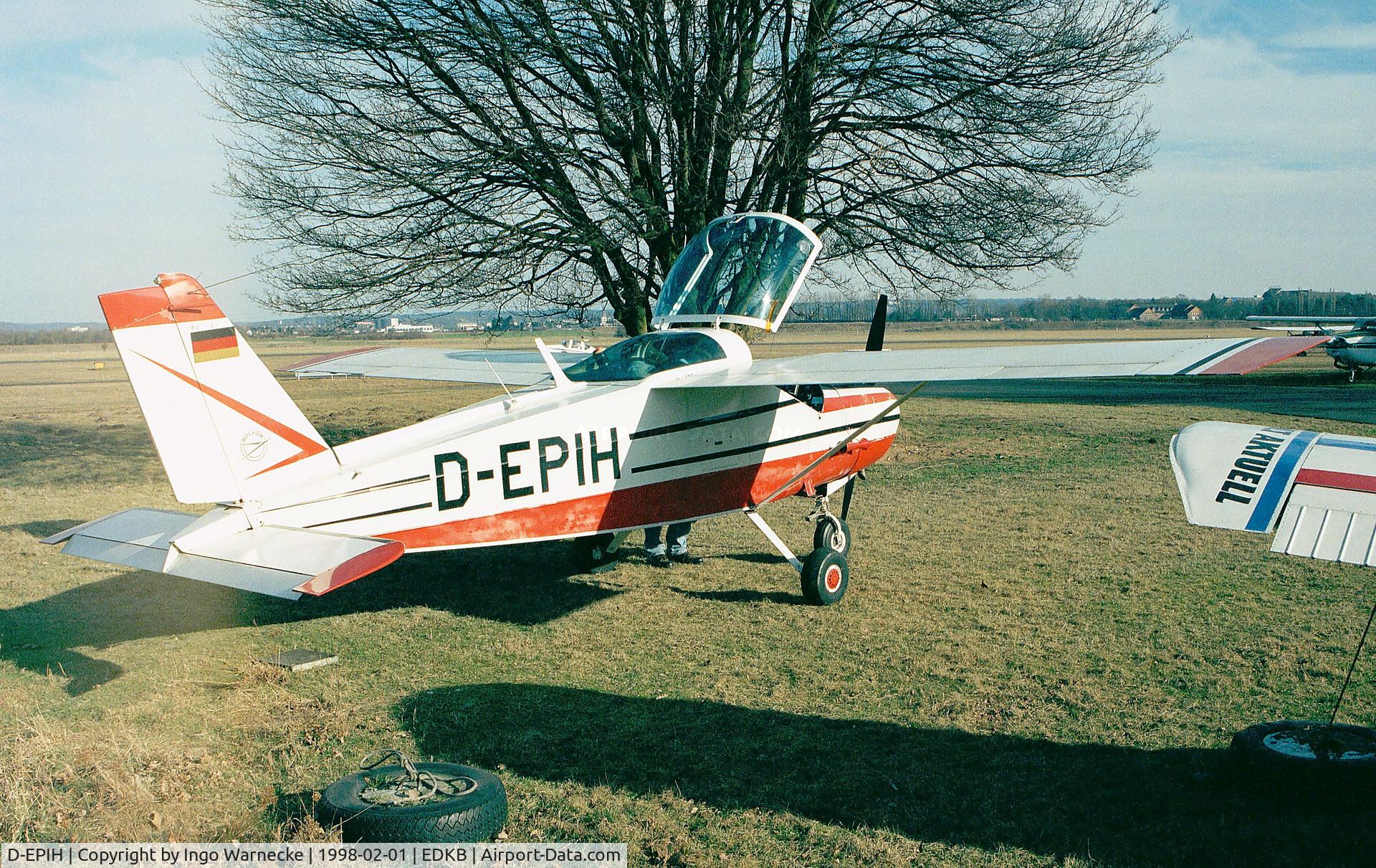 D-EPIH, 1967 Bolkow Bo-208C Junior C/N 674, Bölkow Bo 208C Junior at Bonn-Hangelar airfield