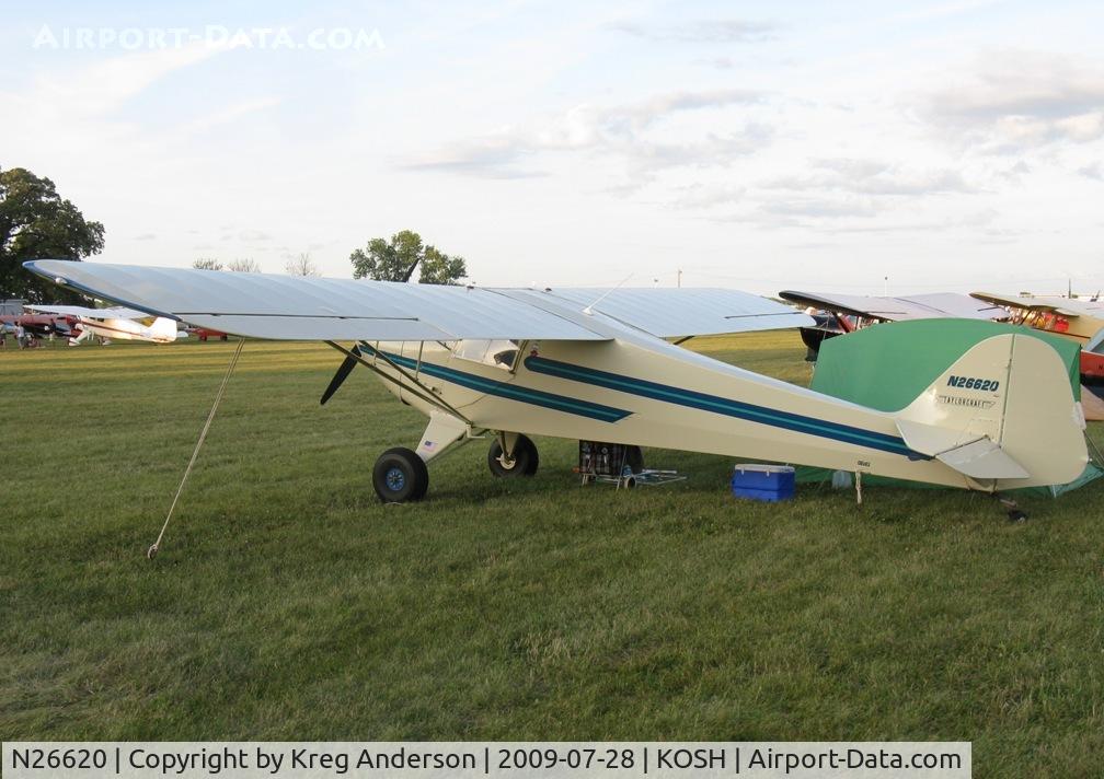 N26620, 1940 Taylorcraft BF-65 C/N 1962, EAA Airventure 2009