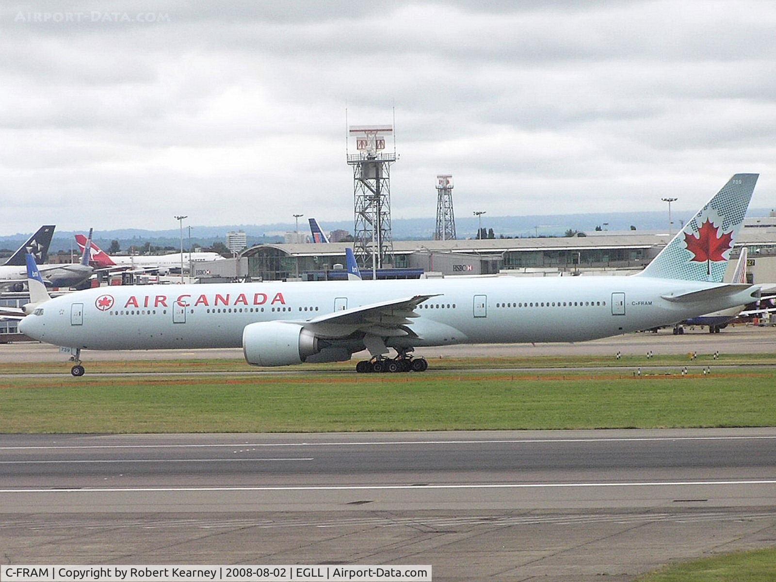 C-FRAM, 2008 Boeing 777-333/ER C/N 35250, Air Canada going for take-off