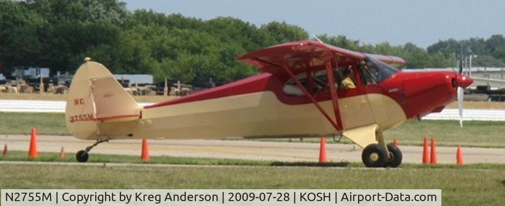 N2755M, 1946 Piper PA-12 Super Cruiser C/N 12-1240, EAA Airventure 2009