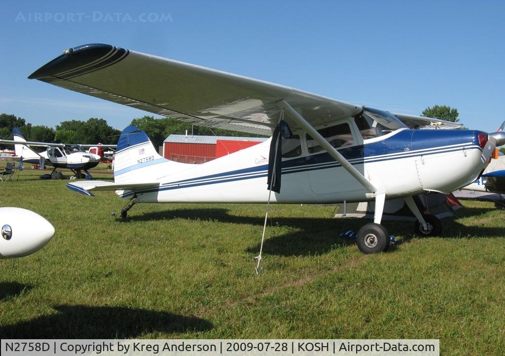 N2758D, 1952 Cessna 170B C/N 25300, EAA Airventure 2009