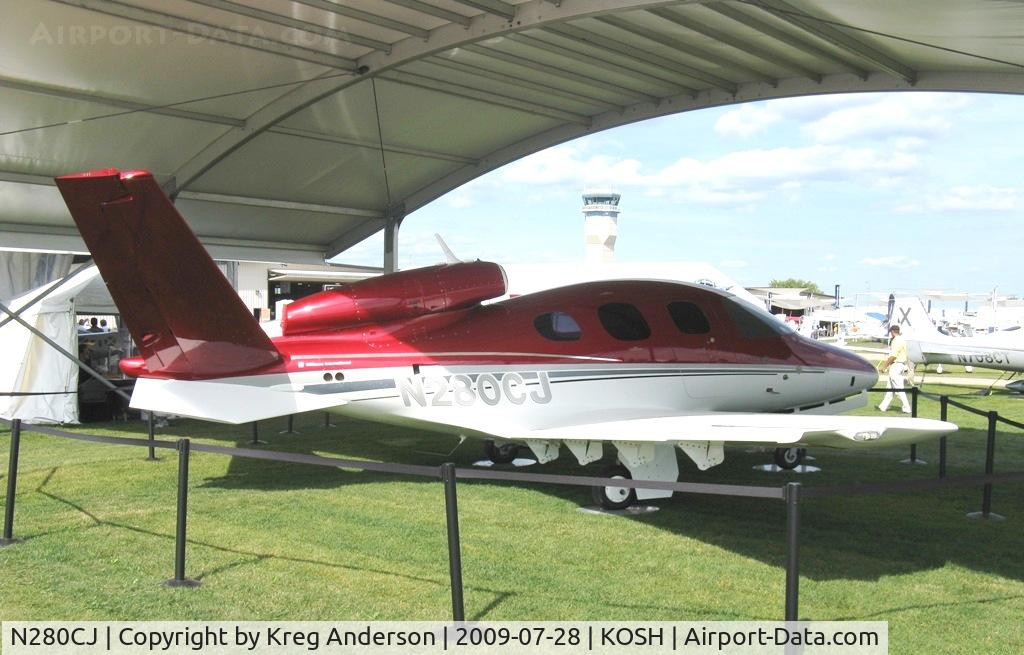 N280CJ, 2008 Cirrus SF50 Vision C/N 0001, EAA Airventure 2009