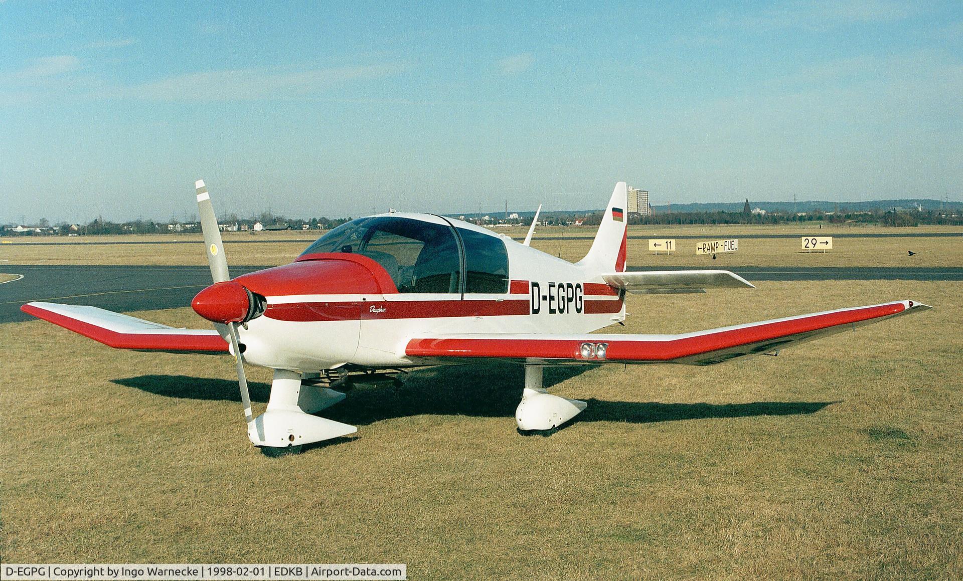 D-EGPG, Robin DR-400-120D Dauphin C/N 1544, Robin DR.400-120D Dauphin at Bonn-Hangelar airfield