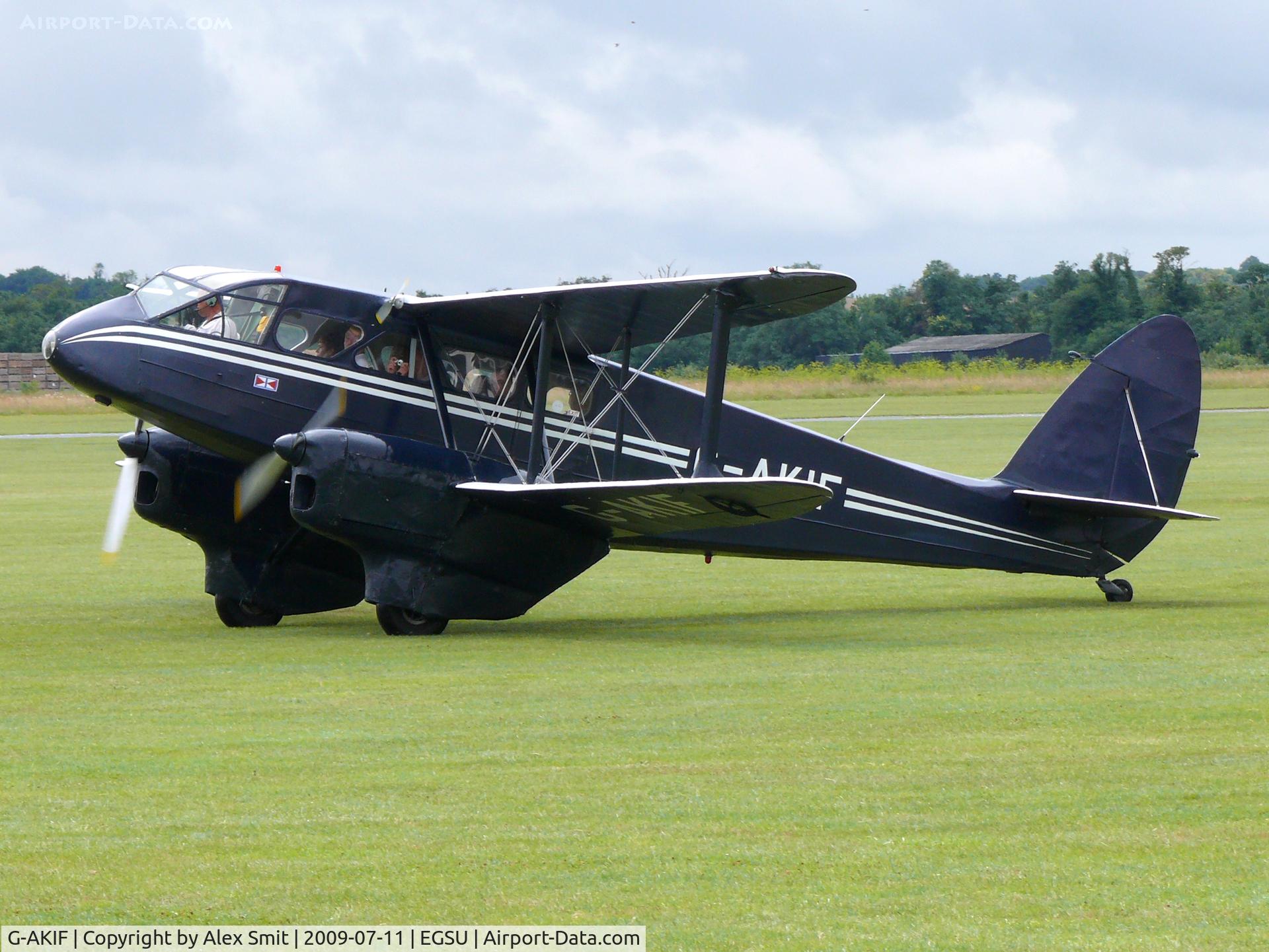 G-AKIF, 1944 De Havilland DH-89A Dominie/Dragon Rapide C/N 6838, De Havilland DH89A Dragon Rapide G-AKIF Airborne Taxi Services