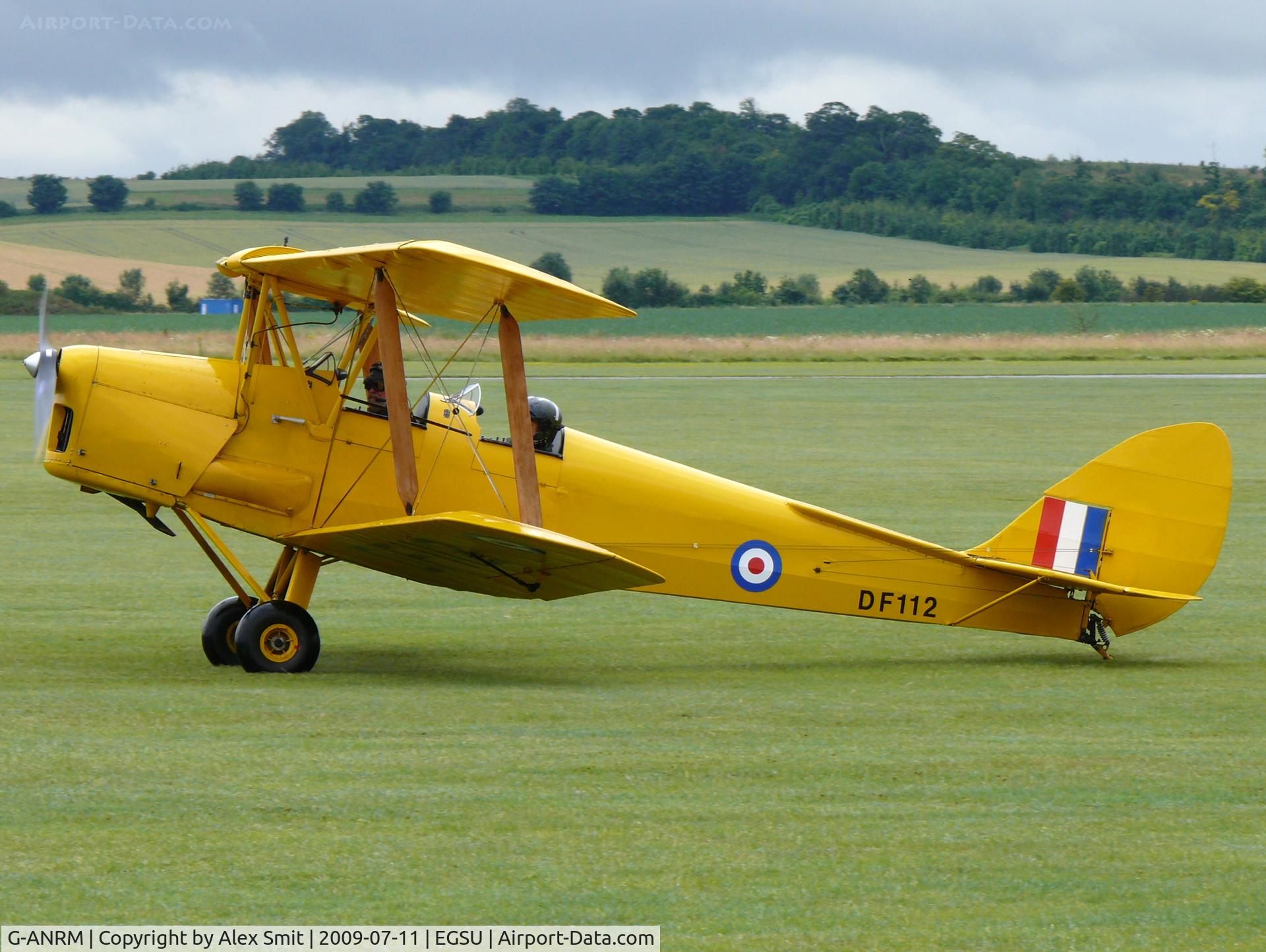G-ANRM, 1942 De Havilland DH-82A Tiger Moth II C/N 85861, De Havilland DH82A Tiger Moth G-ANRM Classic Wings painted as Royal Air Force DF112