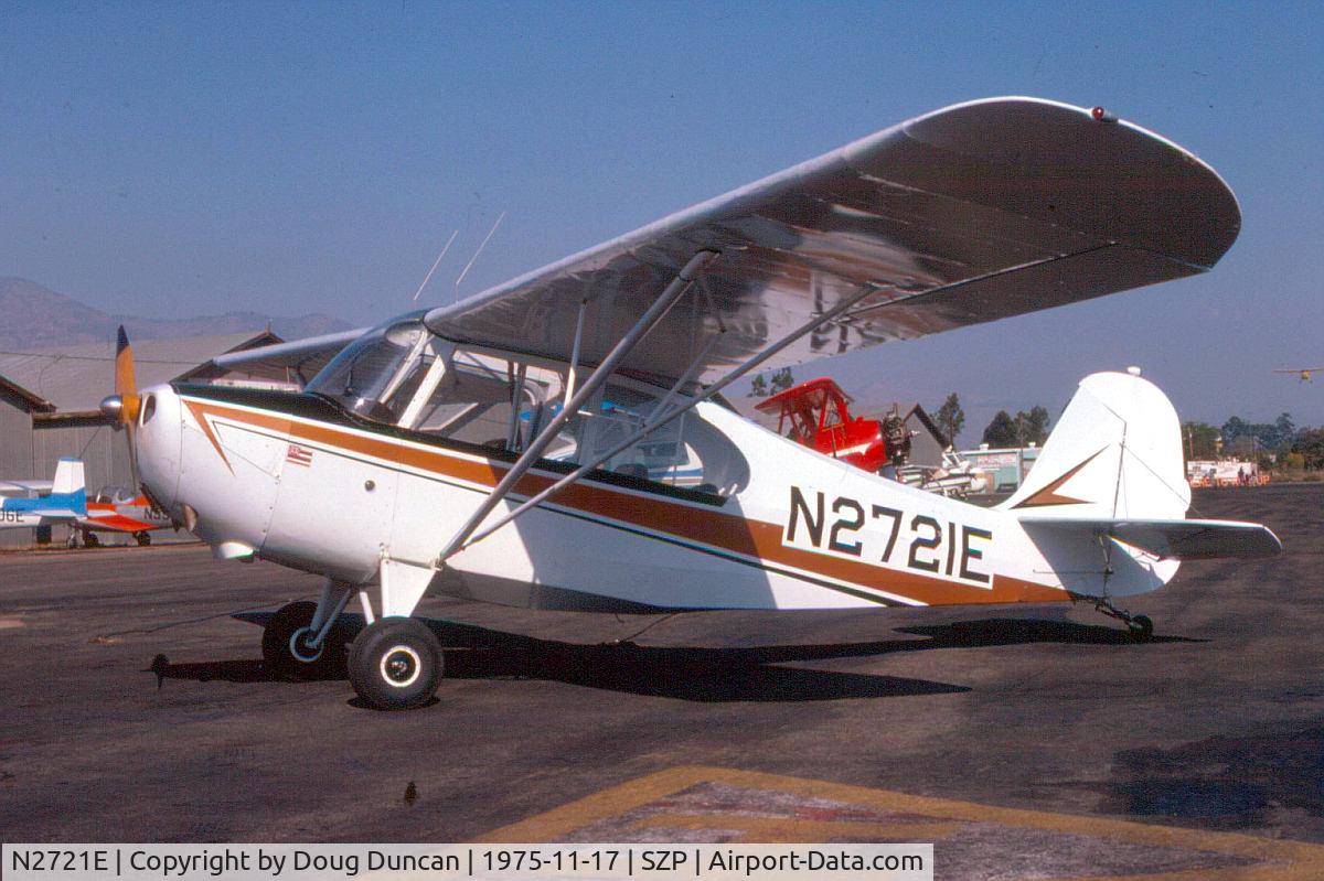 N2721E, 1946 Aeronca 7AC Champion C/N 7AC-6301, Taken at Santa Paula Airport