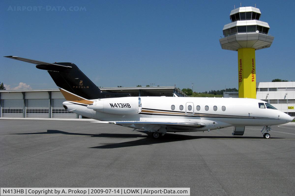 N413HB, 2008 Hawker Beechcraft 4000 C/N RC-13, First landing of this a/c type in KLU!