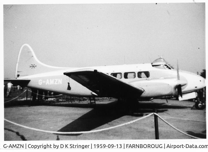 G-AMZN, 1953 De Havilland DH-104 Dove 6 C/N 04437, D H Dove