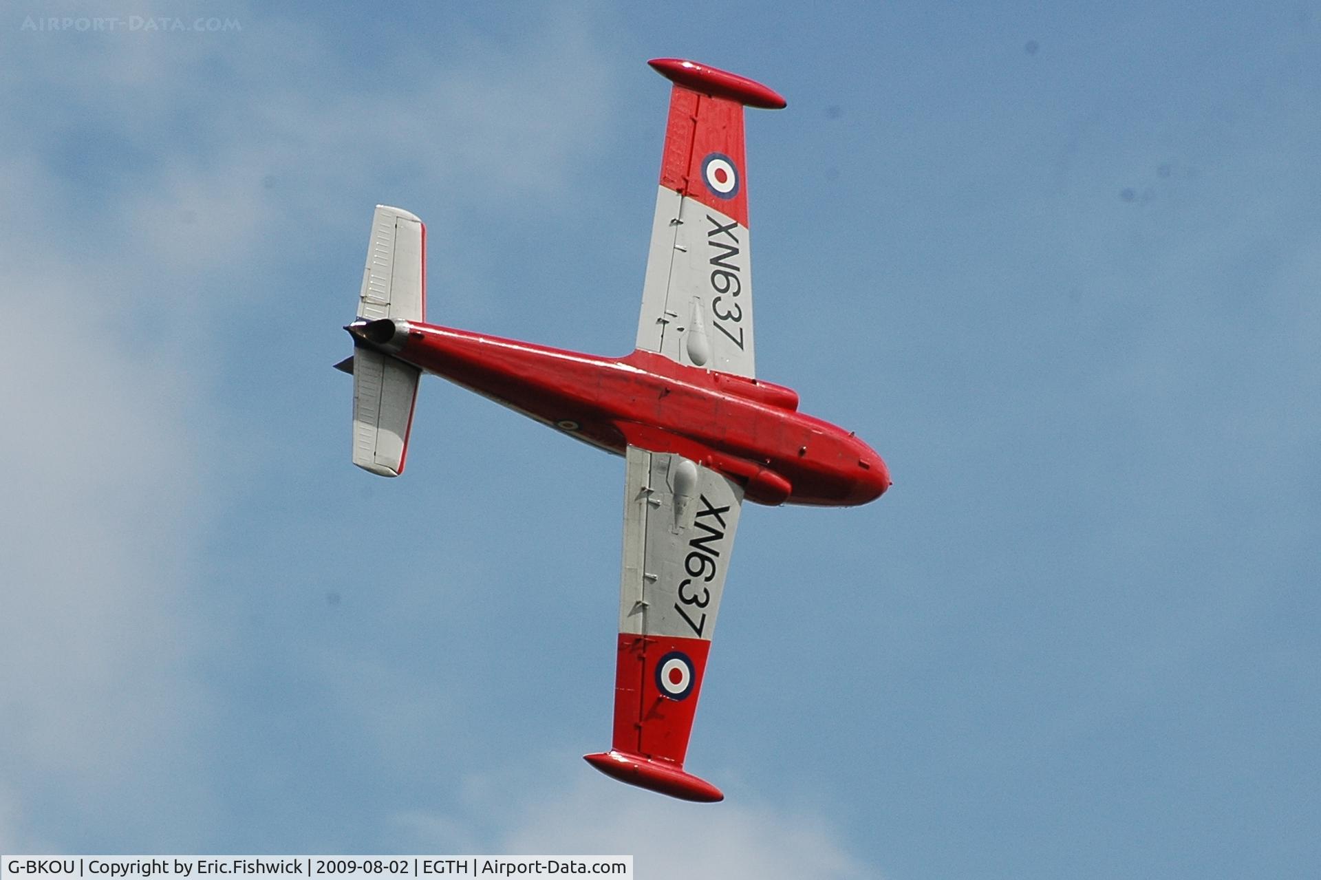 G-BKOU, 1961 Hunting P-84 Jet Provost T.3 C/N PAC/W/13901, 44. XN637 at Shuttleworth Military Pagent Air Display  Aug 09