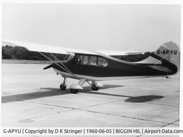 G-APYU, 1960 Champion 7FC Tri-Traveler C/N 388, Champion Tri-Traveller