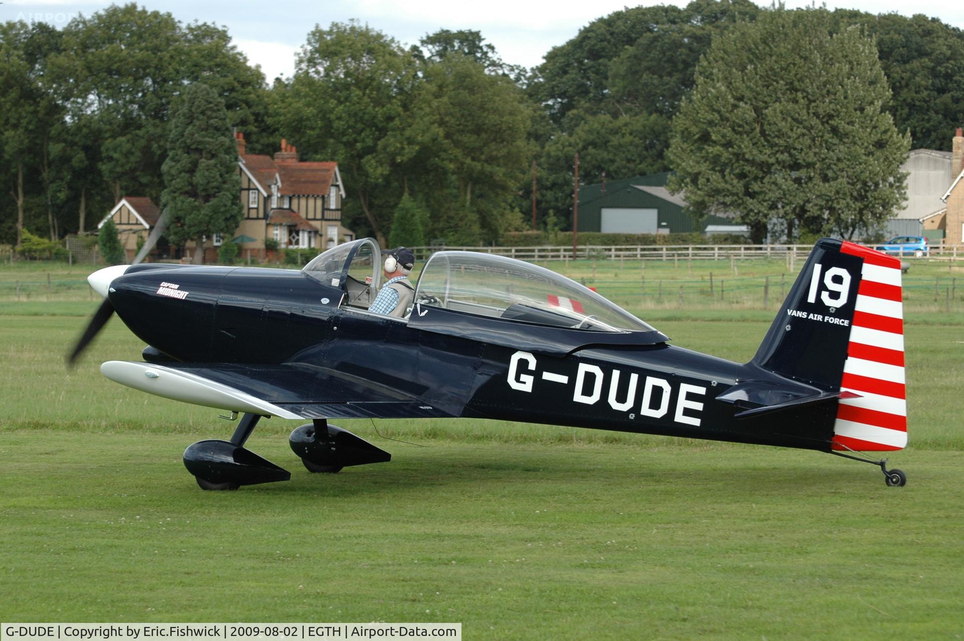 G-DUDE, 2004 Vans RV-8 C/N PFA 303-13246, G-DUDE at Shuttleworth Military Pagent Air Display  Aug 09