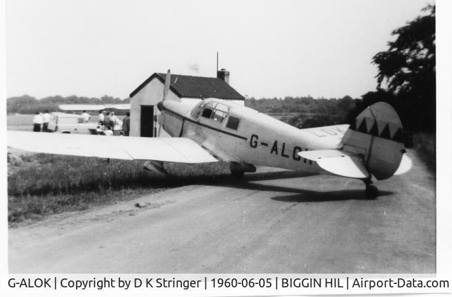 G-ALOK, F Hills And Sons Ltd Proctor 3 C/N H396, Proctor