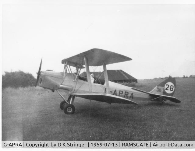G-APRA, De Havilland DH-82A Tiger Moth II C/N 85347, DH Tiger Moth