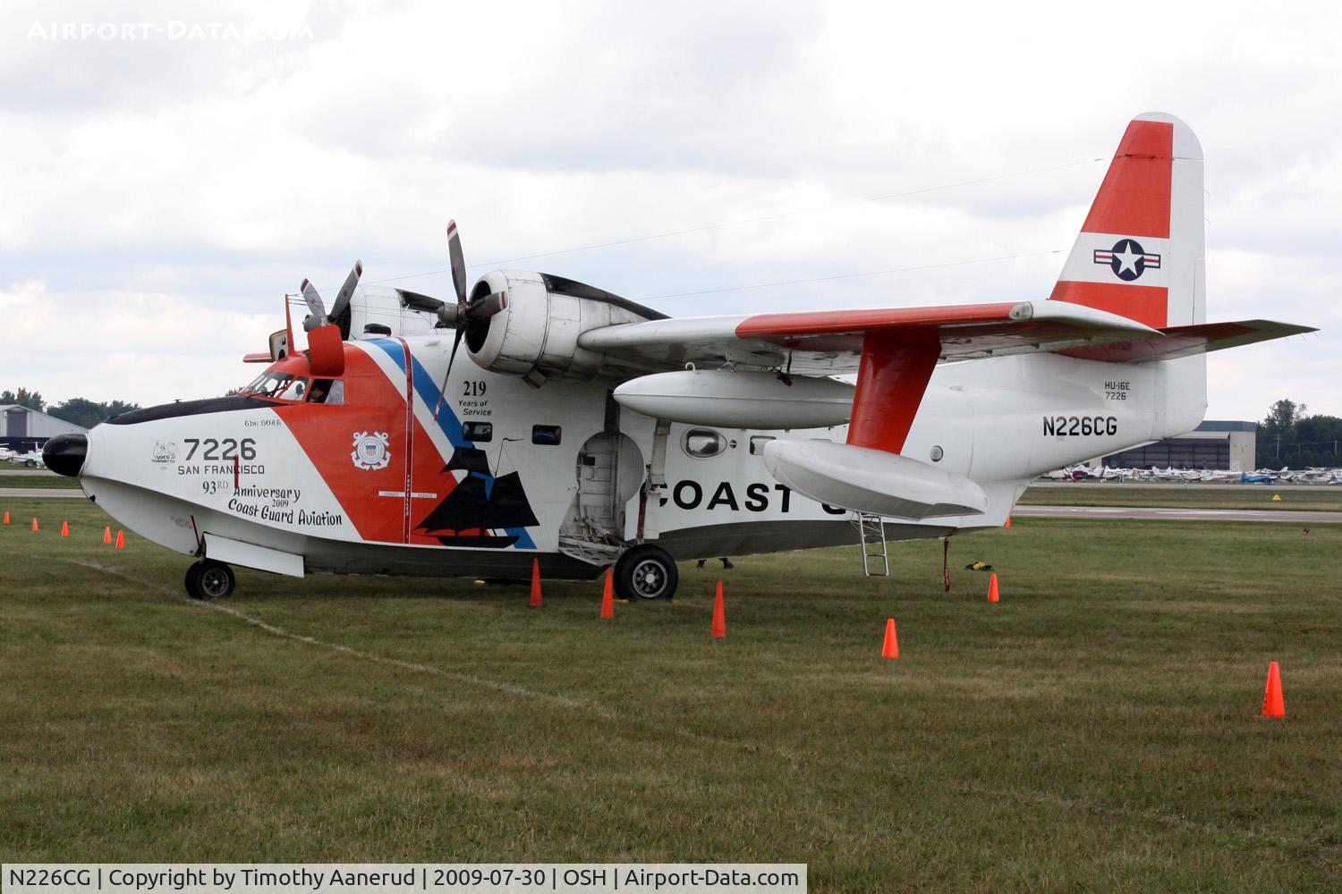N226CG, 1953 Grumman UF-1G (HU-16B) Albatross C/N G-307, 1953 Grumman HU-16B, c/n: 7226