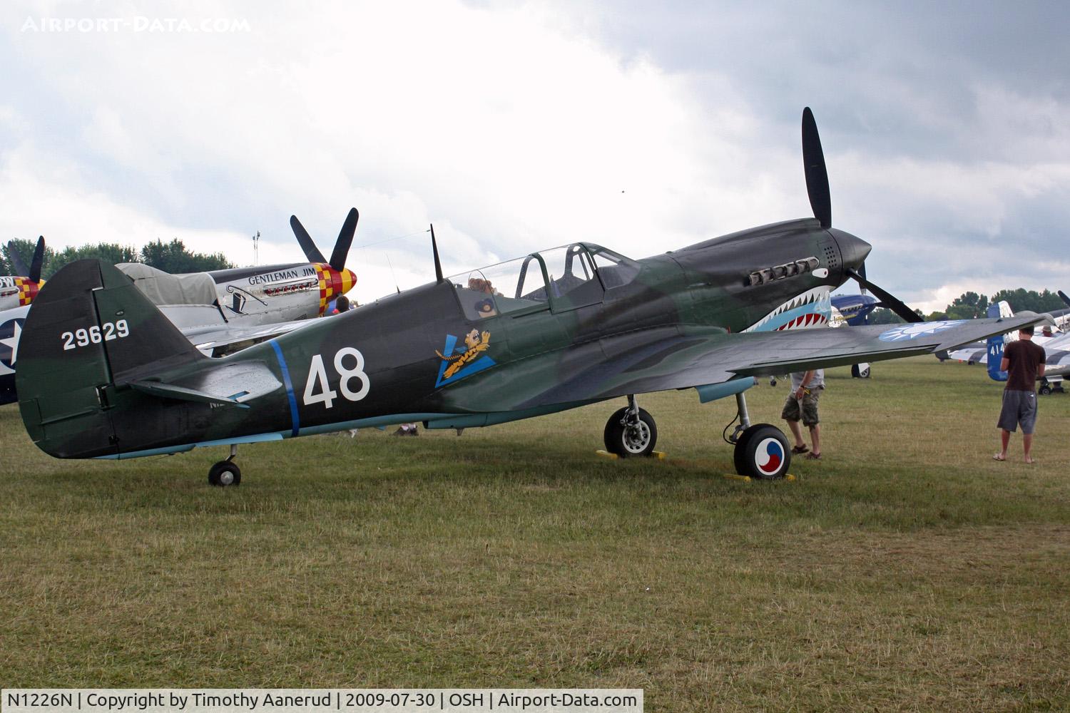 N1226N, Curtiss P-40N Warhawk C/N 29629, Curtiss Wright P-40N, c/n: 29629