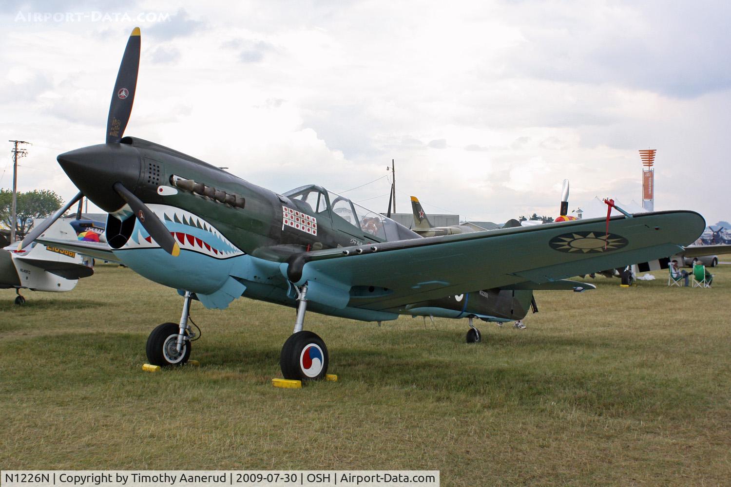 N1226N, Curtiss P-40N Warhawk C/N 29629, Curtiss Wright P-40N, c/n: 29629
