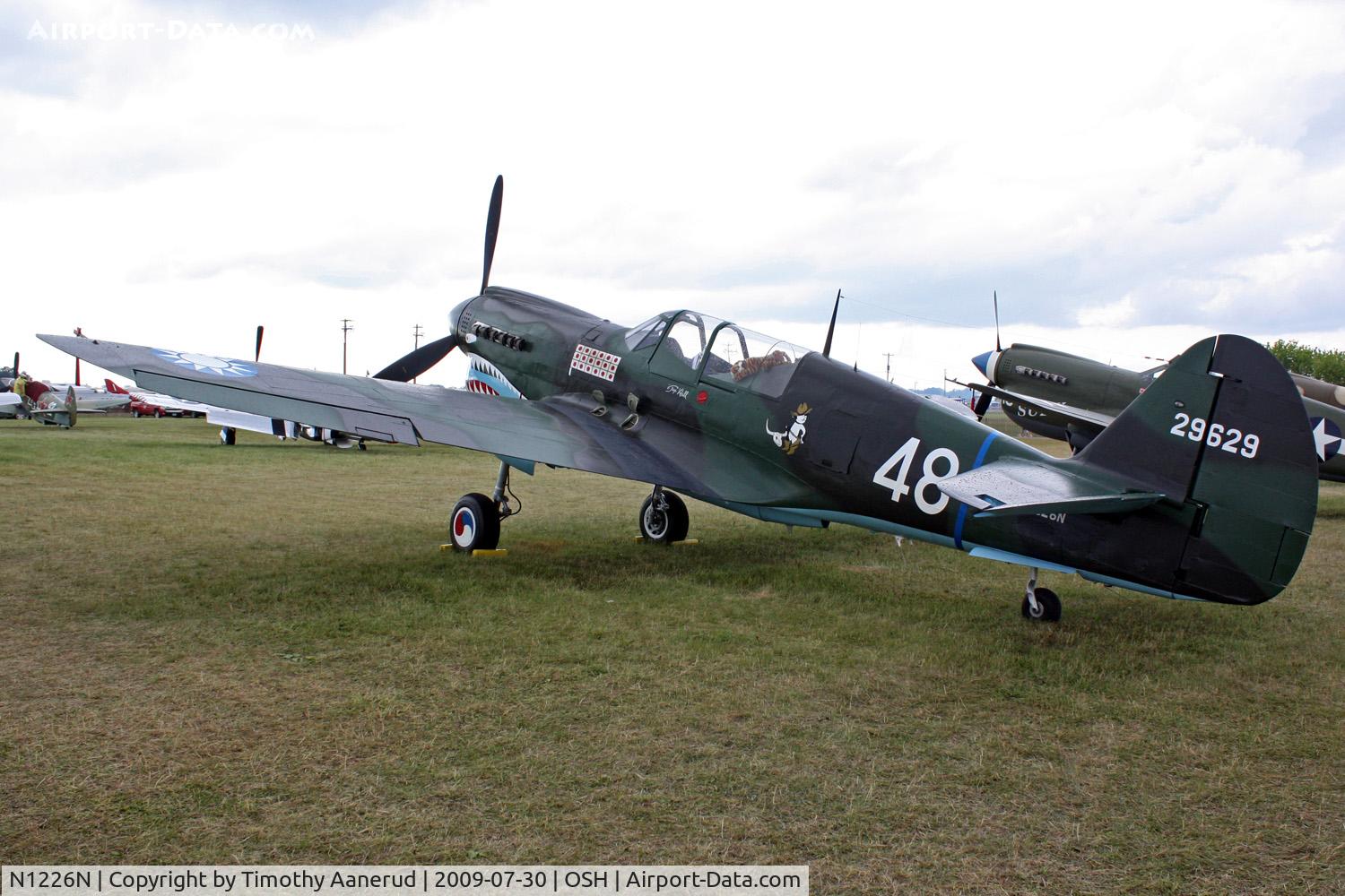 N1226N, Curtiss P-40N Warhawk C/N 29629, Curtiss Wright P-40N, c/n: 29629