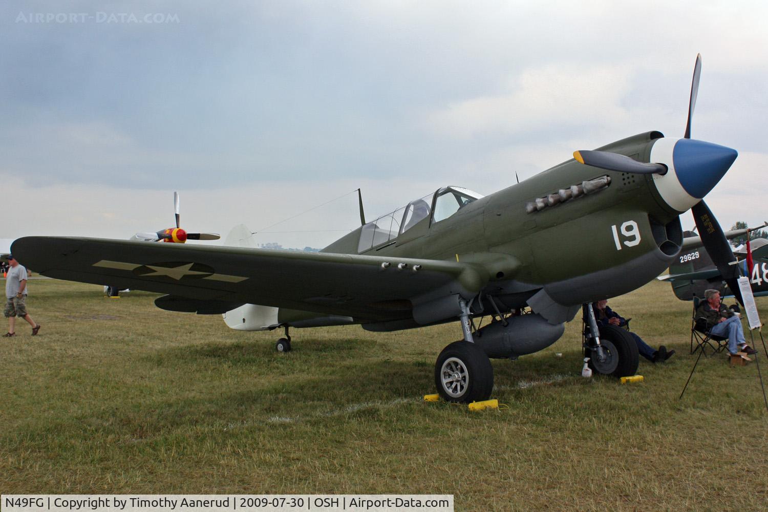 N49FG, 1943 Curtiss P-40N Warhawk C/N 29623, 1943 Curtiss Wright P-40N-5, c/n: 42-105861