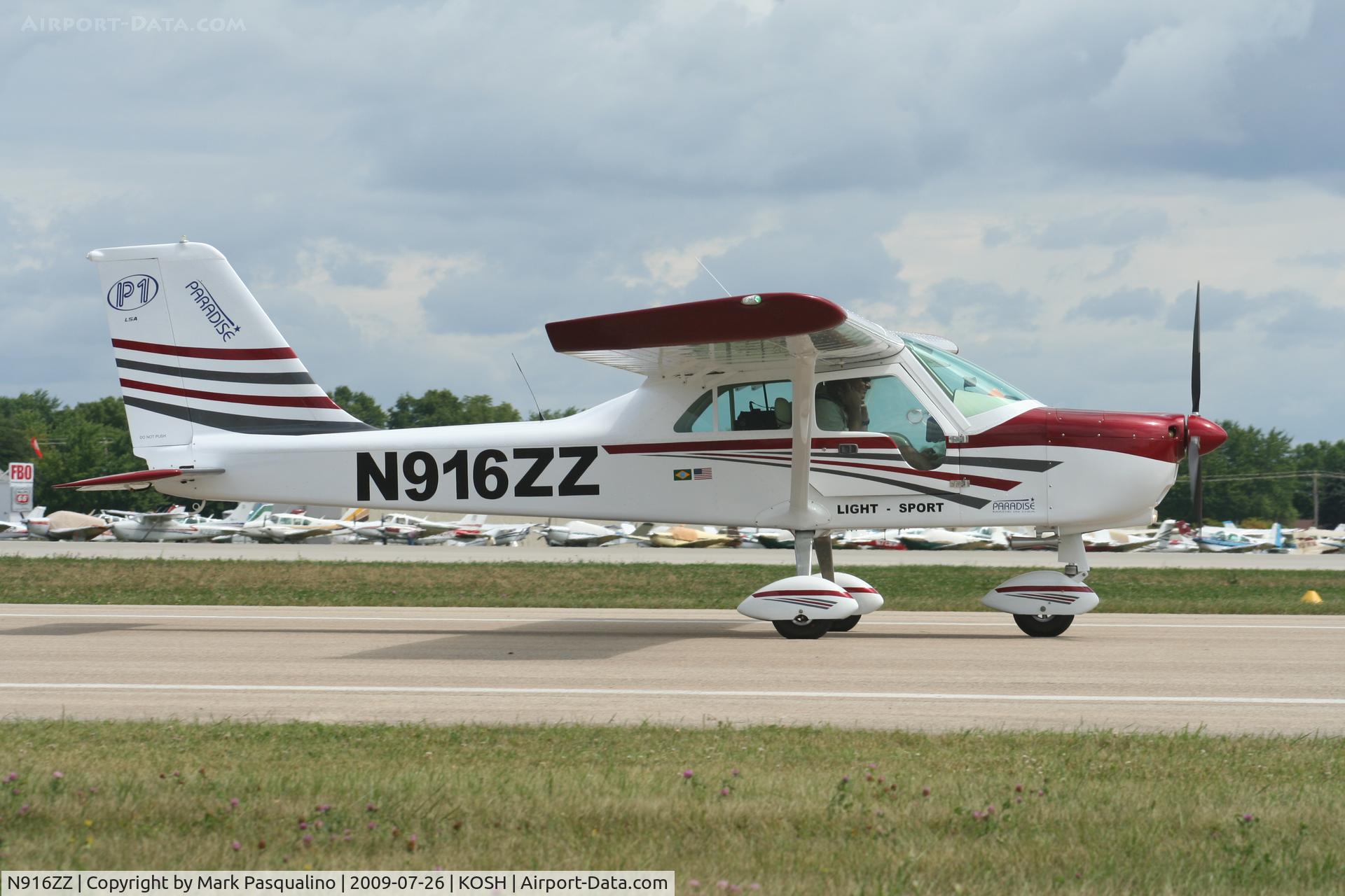 N916ZZ, Paradise Usa Llc Paradise P-I LSA C/N 0073, Paradise P-1