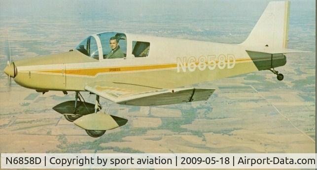 N6858D, 1968 Jodel D-11 C/N F-5074, Don Ferrell flying his Jodel