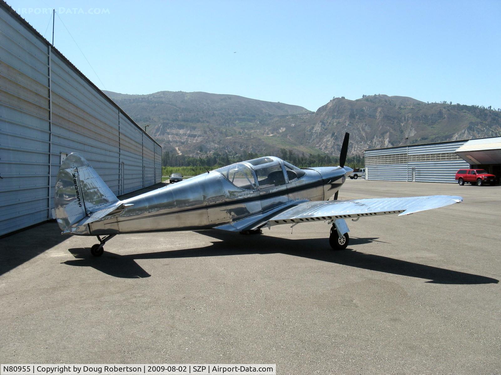N80955, 1946 Globe GC-1B Swift C/N 1148, 1946 Globe GC-1B SWIFT, Continental C125  125 Hp listed, less wing control surfaces