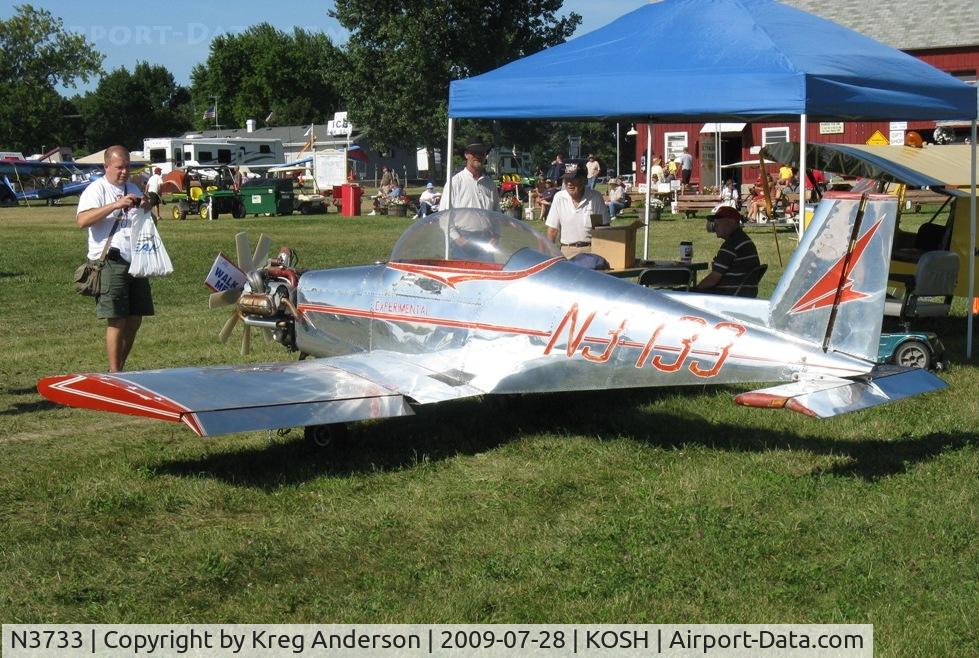 N3733, 1973 Parker Teenie Two C/N STD1, EAA Airventure 2009