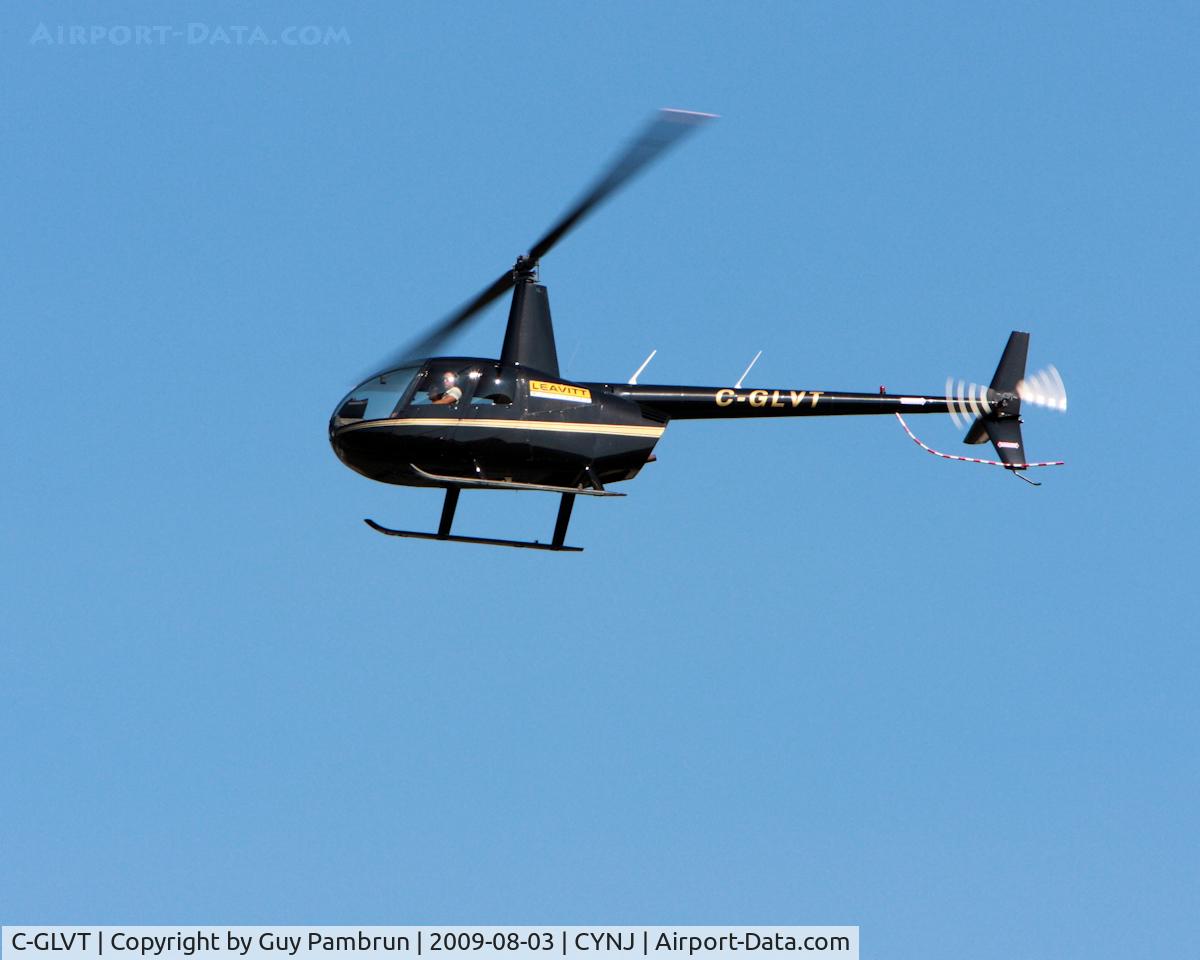 C-GLVT, 2006 Robinson R44 II C/N 11174, Coming down....