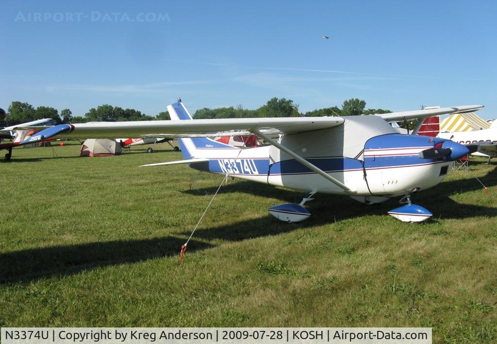 N3374U, 1963 Cessna 182F Skylane C/N 18254774, EAA Airventure 2009