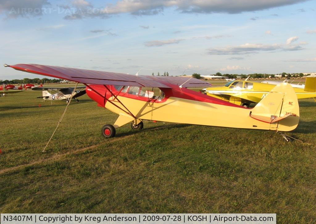 N3407M, 1947 Piper PA-12 Super Cruiser C/N 12-2253, EAA Airventure 2009