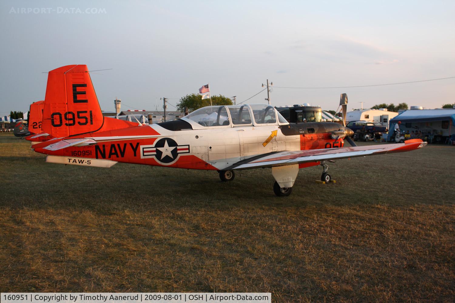 160951, Beech T-34C Turbo Mentor C/N GL-137, Beech T-34C, c/n: GL-137