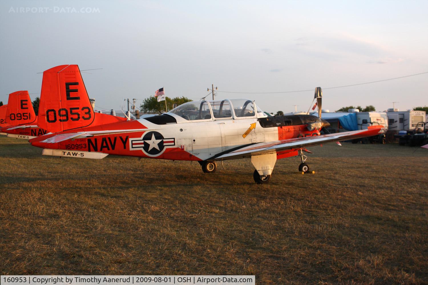 160953, Beech T-34C Turbo Mentor C/N GL-139, Beech T-34C, c/n: GL-139