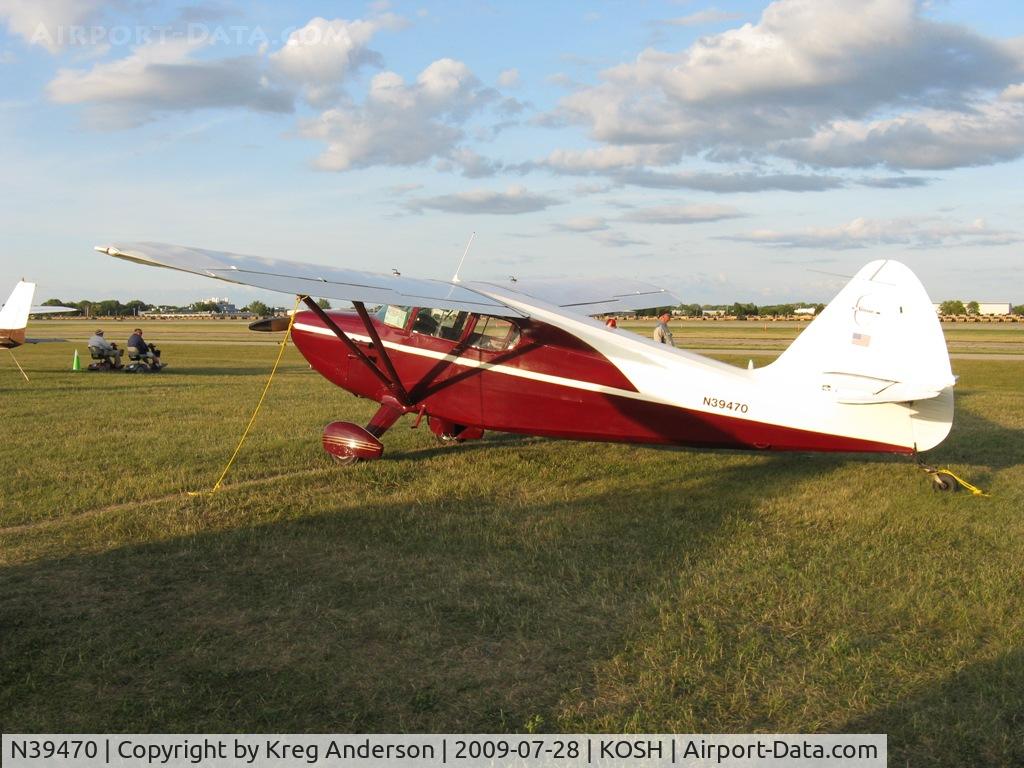 N39470, 1946 Stinson 108 Voyager C/N 108-39, EAA Airventure 2009