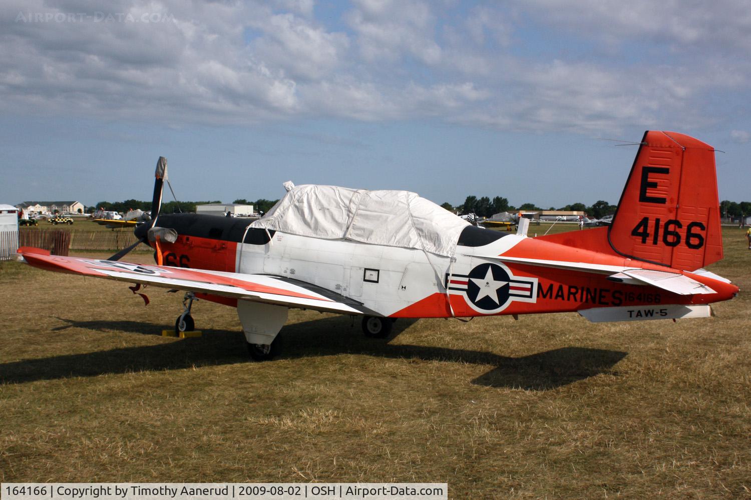 164166, Beech T-34C Turbo Mentor C/N GL-346, Beech T-34C Mentor, c/n: 164166