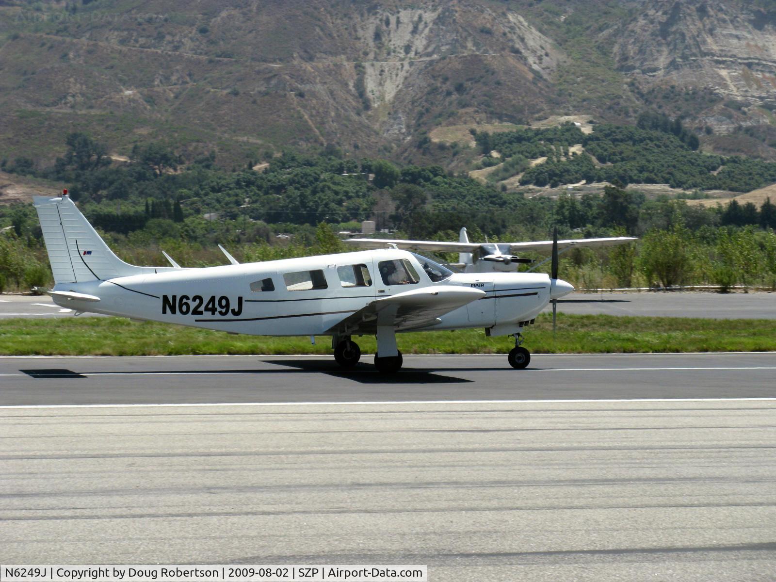 N6249J, 1976 Piper PA-32R-300 Cherokee Lance C/N 32R-7680340, 1976 Piper PA-32R-300 LANCE, Lycoming TIO-540-K1G5D 300 Hp turbo upgrade, landing roll Rwy 22