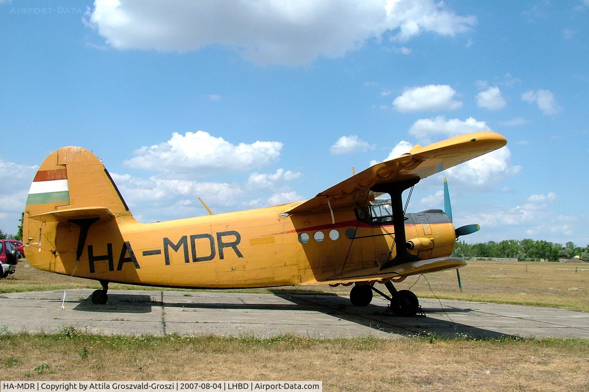 HA-MDR, 1979 PZL-Mielec AN-2R C/N 1G185-46, Börgönd Airport, LHBD-Hungary - Clearing out, exhibited temporarily.