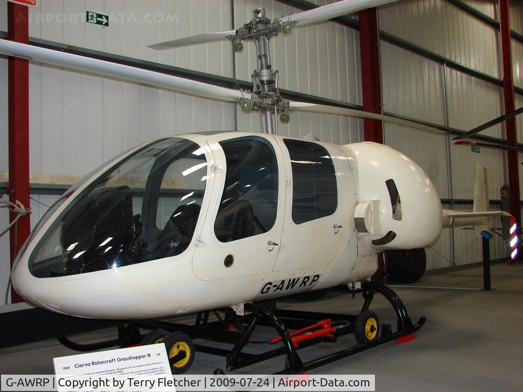 G-AWRP, 1968 Servotec Cierva CR.LTH1 Grasshopper II C/N GB.1, Cierva Grasshopper - Exhibited in the International Helicopter Museum , Weston-Super Mare , Somerset , United Kingdom