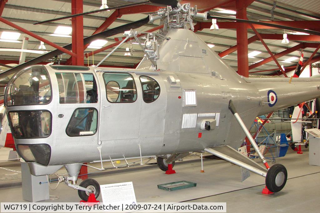 WG719, 1952 Westland Dragonfly HR.5 C/N WA/H/50, 1952 Westland WS-51 Dragonfly HR5 - Exhibited in the International Helicopter Museum , Weston-Super Mare , Somerset , United Kingdom