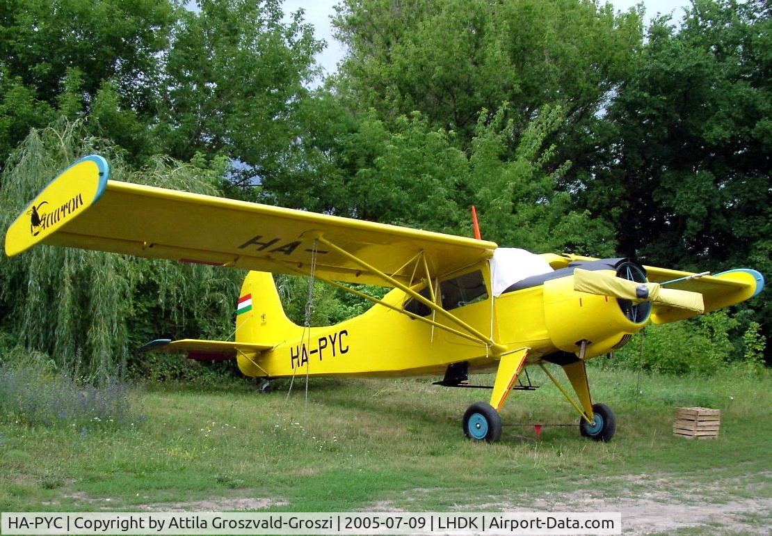 HA-PYC, 1969 PZL-Okecie PZL-101A Gawron C/N 119292, Dunakeszi Airport, LHDK, Hungary