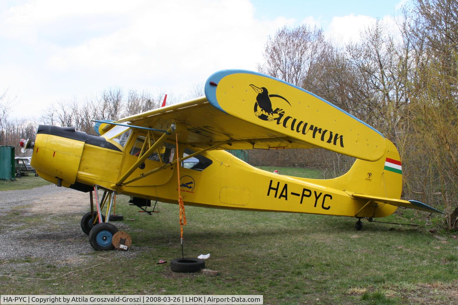 HA-PYC, 1969 PZL-Okecie PZL-101A Gawron C/N 119292, Dunakeszi Airport, LHDK, Hungary