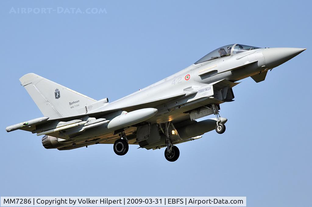 MM7286, Eurofighter EF-2000 Typhoon S C/N IS018, Typhoon at Florennes TLP 03-09
