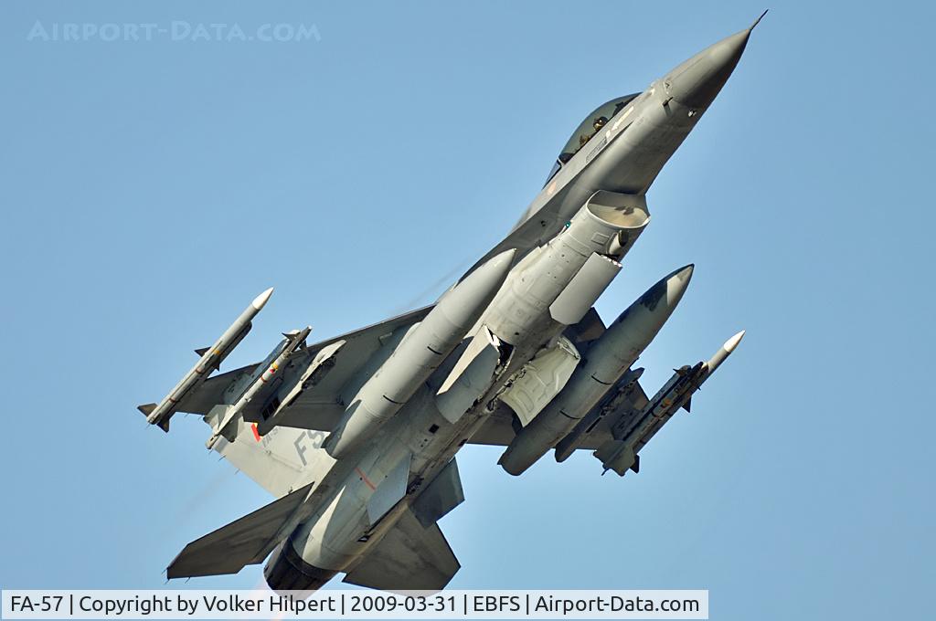 FA-57, 1980 SABCA F-16AM Fighting Falcon C/N 6H-57, f